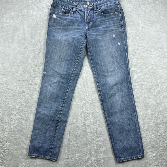 LOFT Denim - Ann Taylor Loft Boyfriend Jeans Women’s Size 10 according to measurement chart